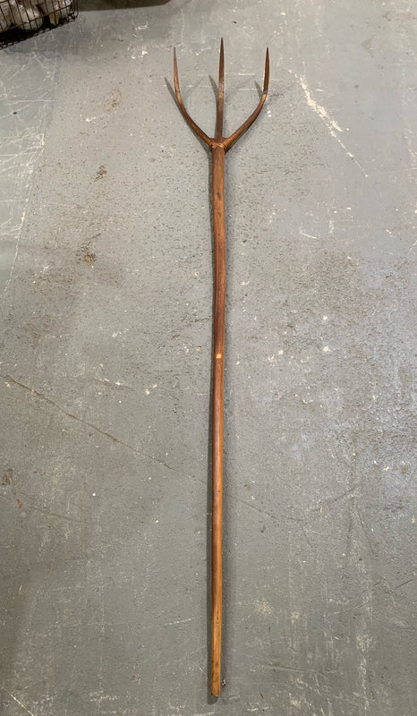 Vintage  European Wooden Hay Fork #4471