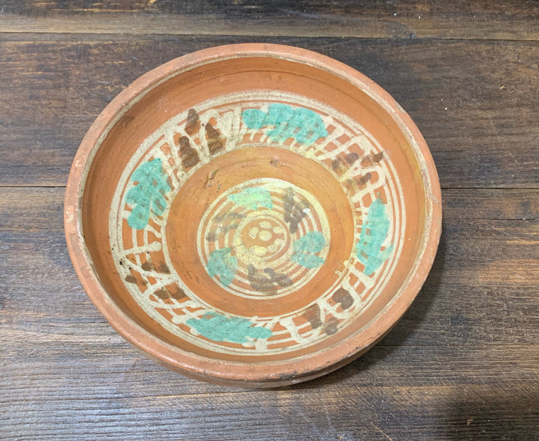 Old  Hungarian Terracotta Bowl #4479