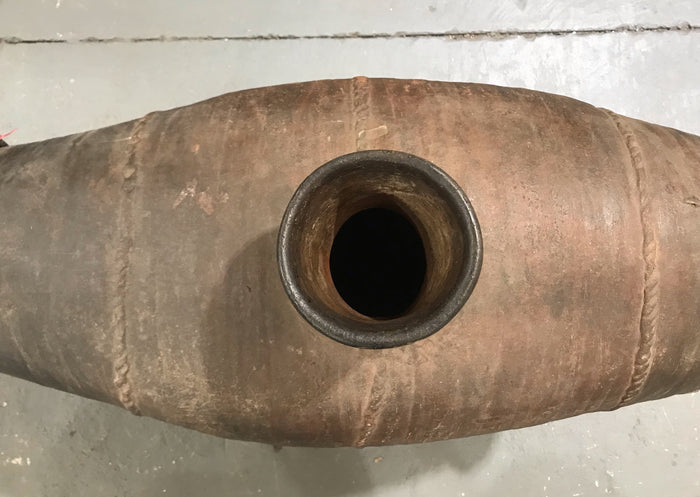 Old  Turkish Terracotta Butter Churn  #3664