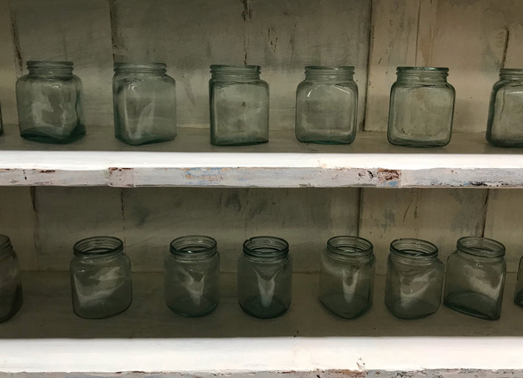 Vintage Yougurt Glass Jar  #3665