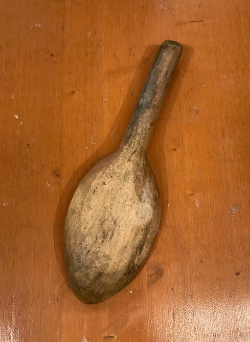 Vintage  Wooden Grain Scoop  #3667F