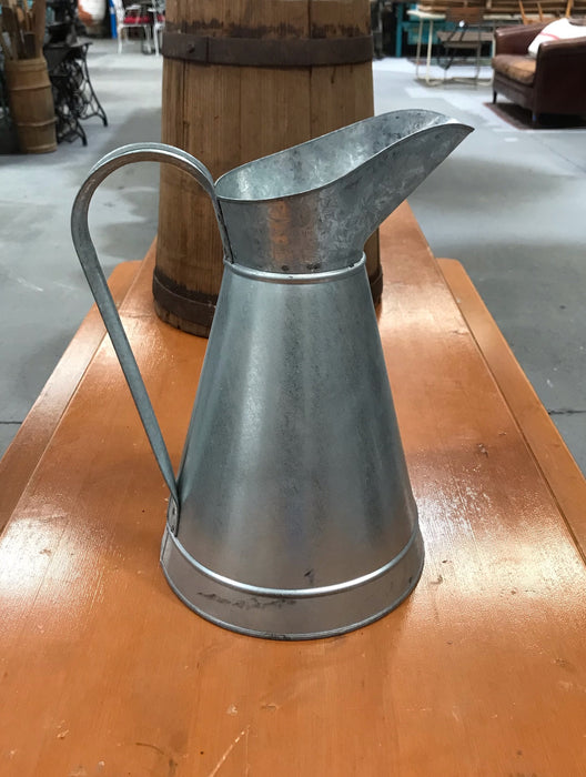 European Galvanised Water Jug  #3668A
