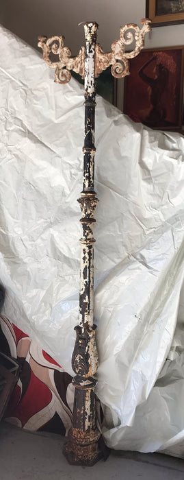 Vintage European Cast Iron Light Pole #3670A