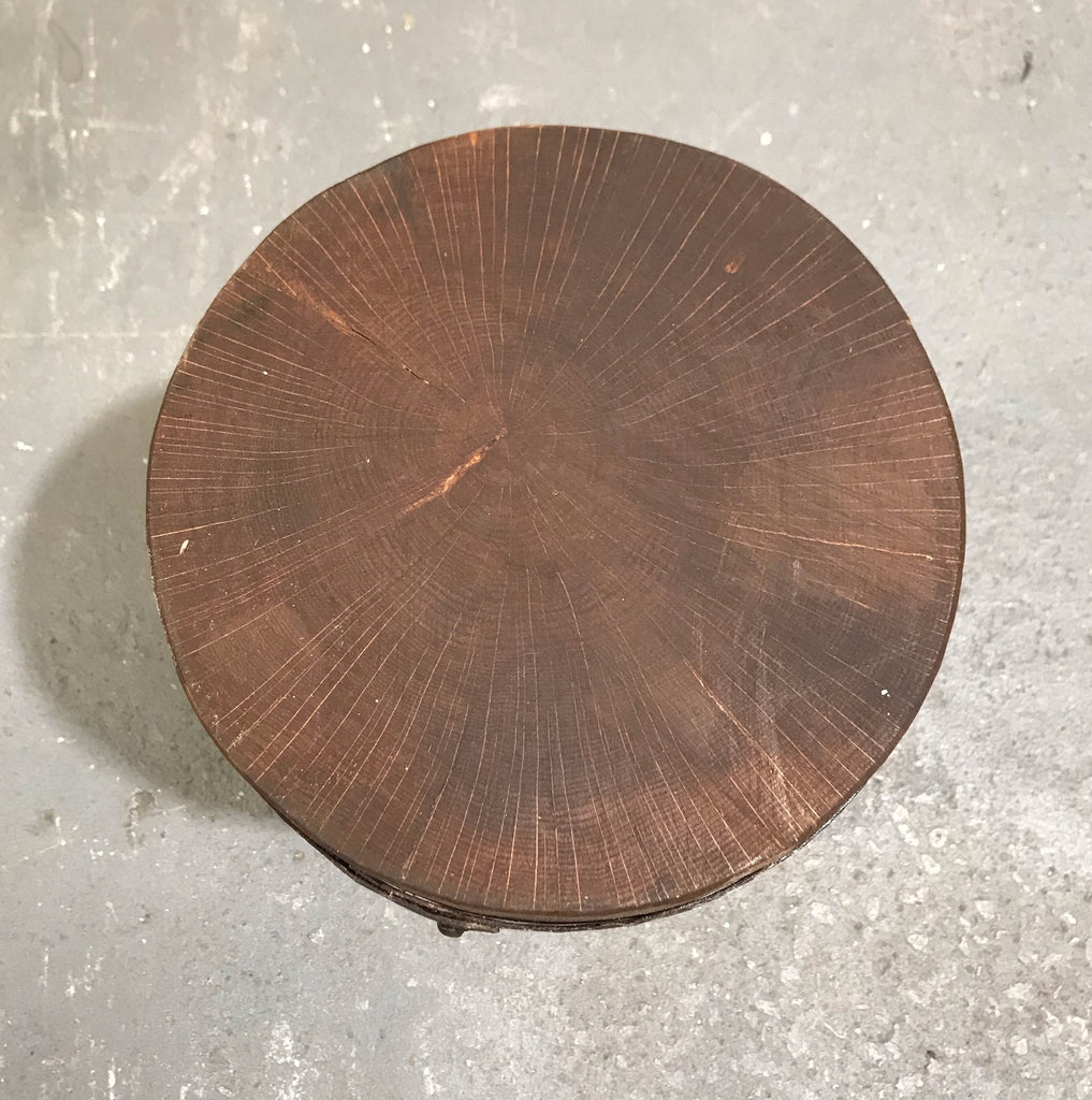 Vintage European Wooden Block Stool #3671C – Fossil Vintage Australia