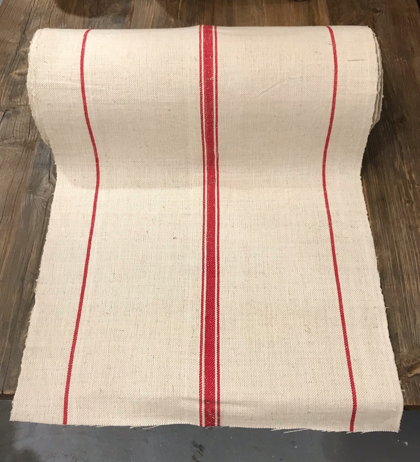Vintage  Linen/Hemp Grain Sack Material  1940s  #3672C  (Read Information About This Item)