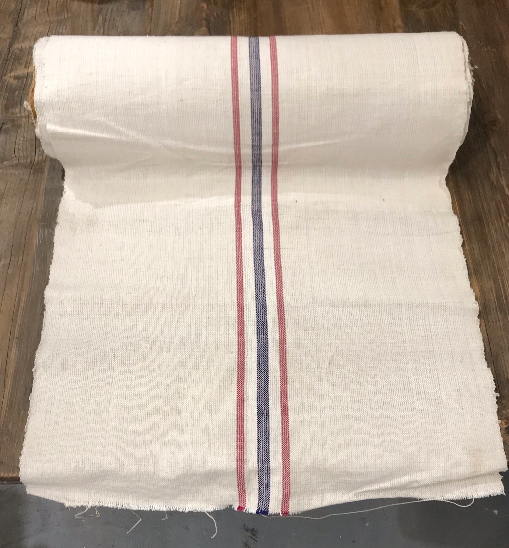 Vintage  Linen/Hemp Grain Sack Material  1940s  #3672D  (Read Information About This Item)