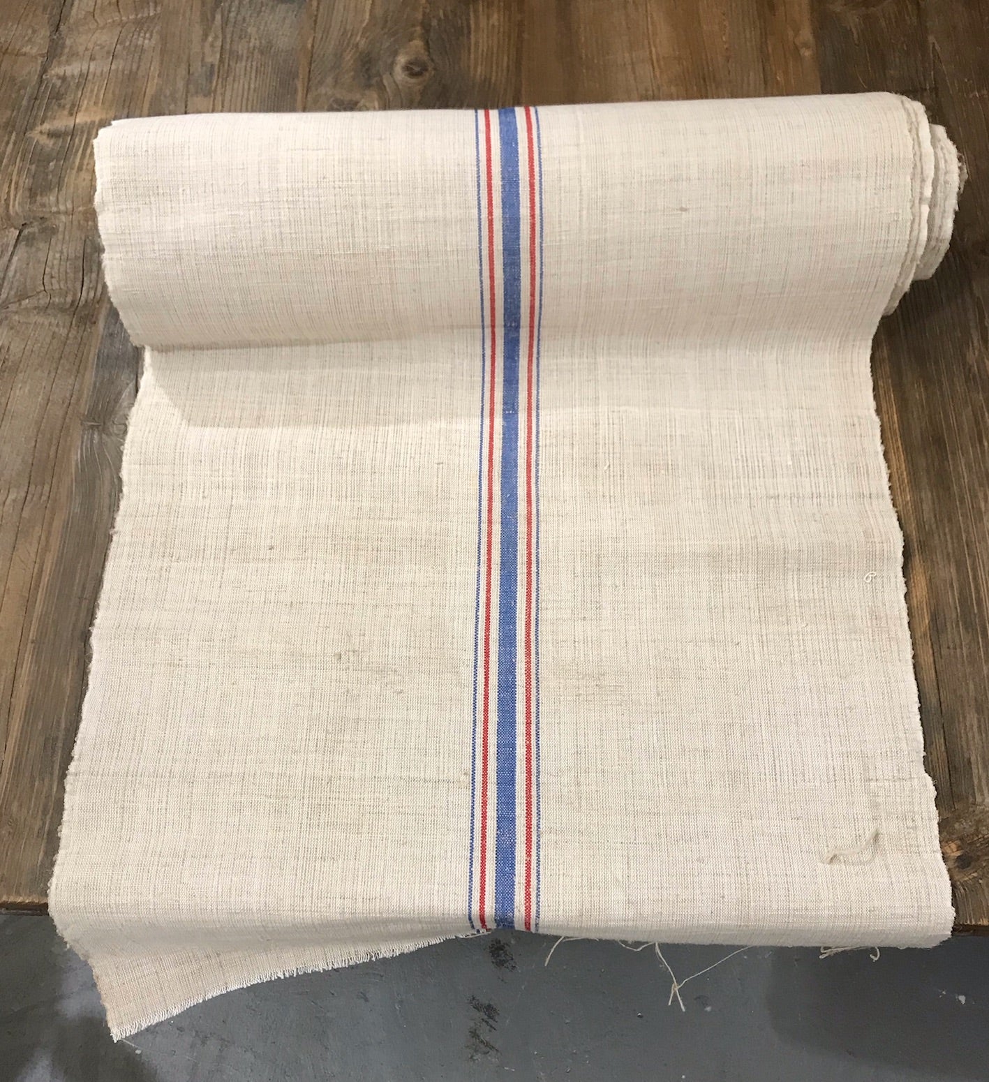 Vintage  Linen/Hemp Grain Sack Material  1940s  #3672E  (Read Information About This Item)