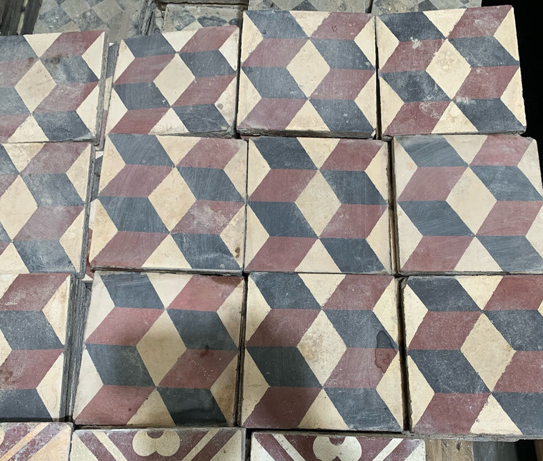 Vintage Spanish Floor Tiles sold per sq meter# 4496