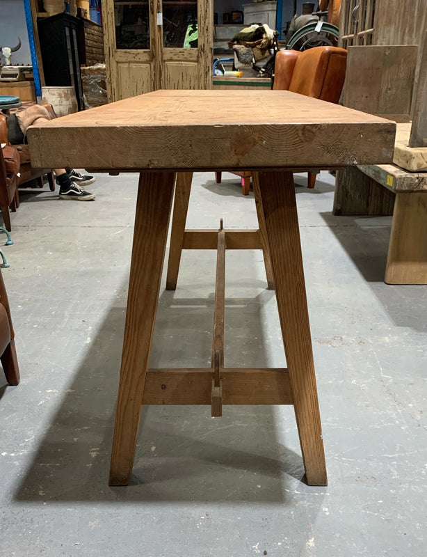 Vintage European Wooden Console Table  #4501