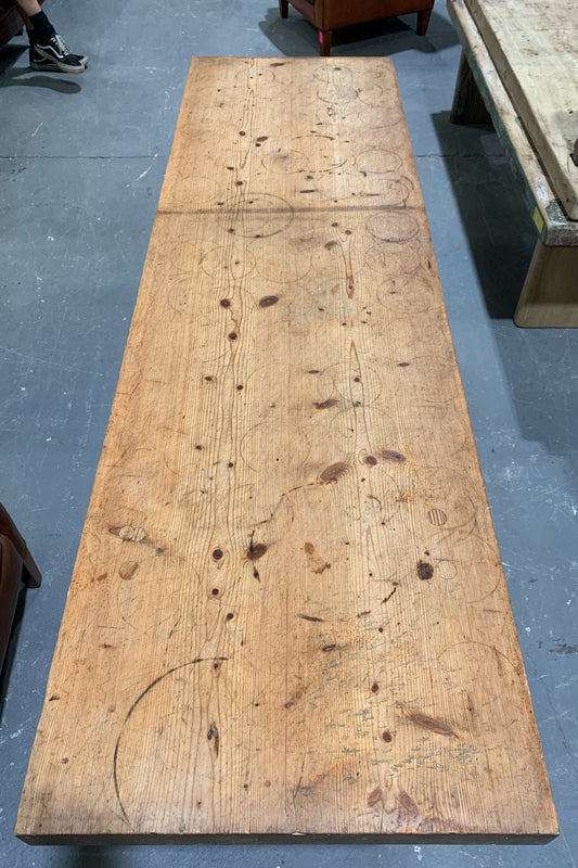 Vintage European Wooden Console Table  #4501