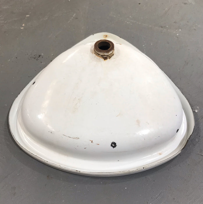 Vintage  European Enamel Wall Sink #3759D