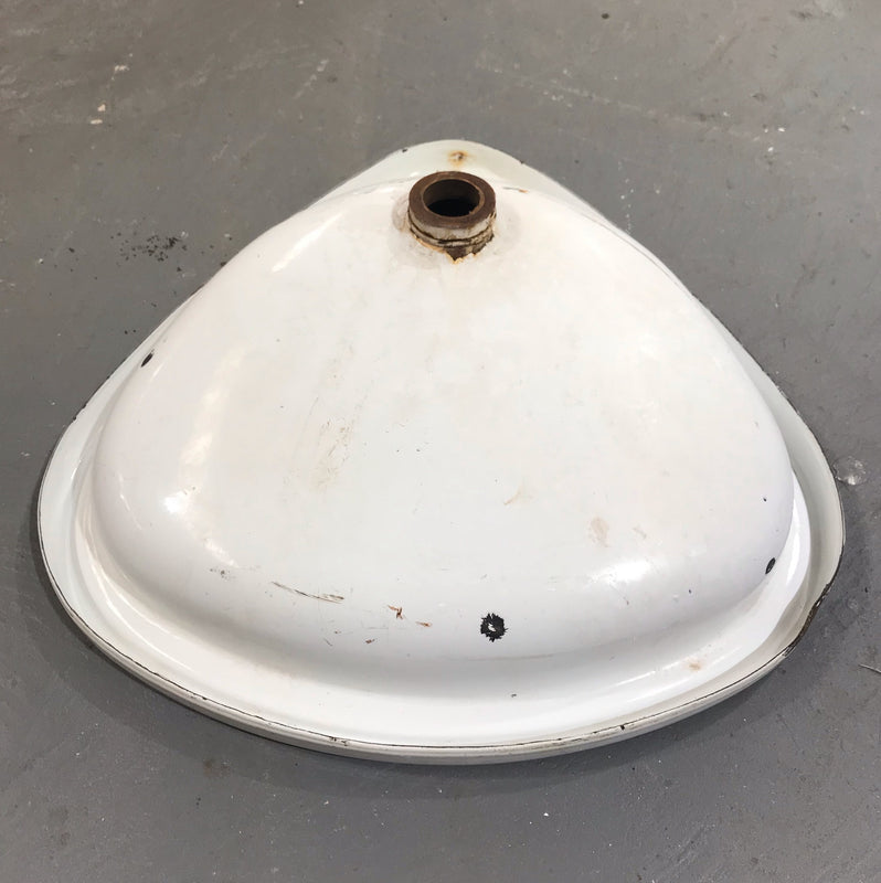 Vintage  European Enamel Wall Sink #3759D