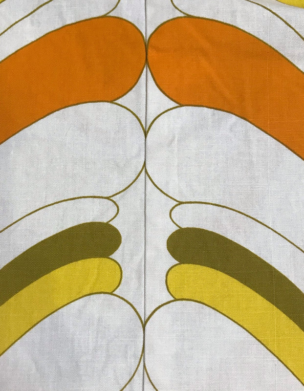 Vintage  Curtain /Fabric  #F394