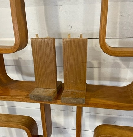 Mid Century Danish Wooden Room Divider #4323