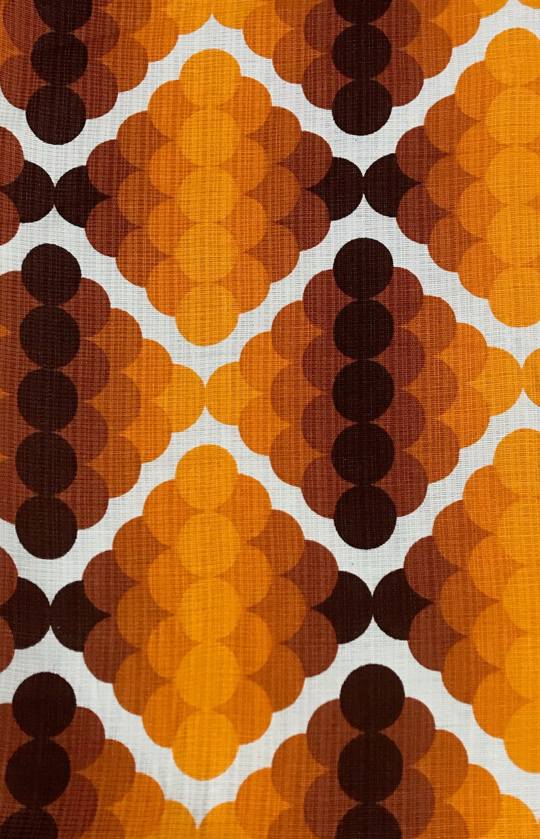 Vintage Curtain/ Fabric  #F403  FREE AUS POSTAGE