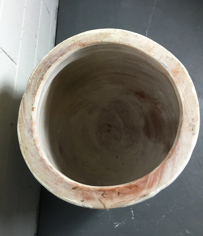 Vintage Turkish Terracotta  Big Mouth Pot #3242 (2)