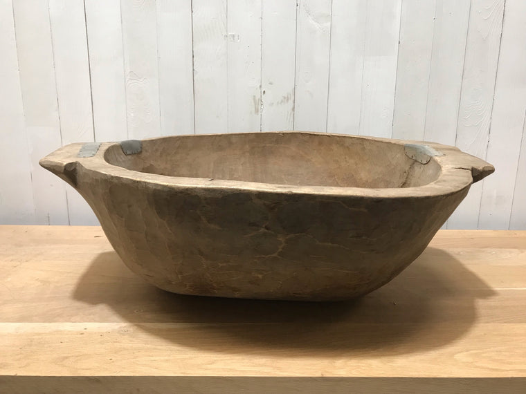 Vintage  European Wooden Bowl  #3760E