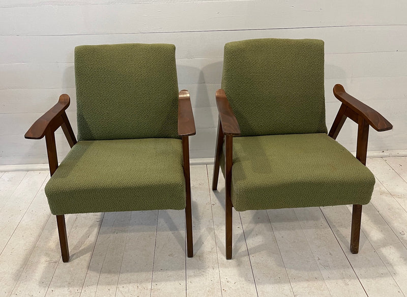 Mid Century  Arm Chairs #3804
