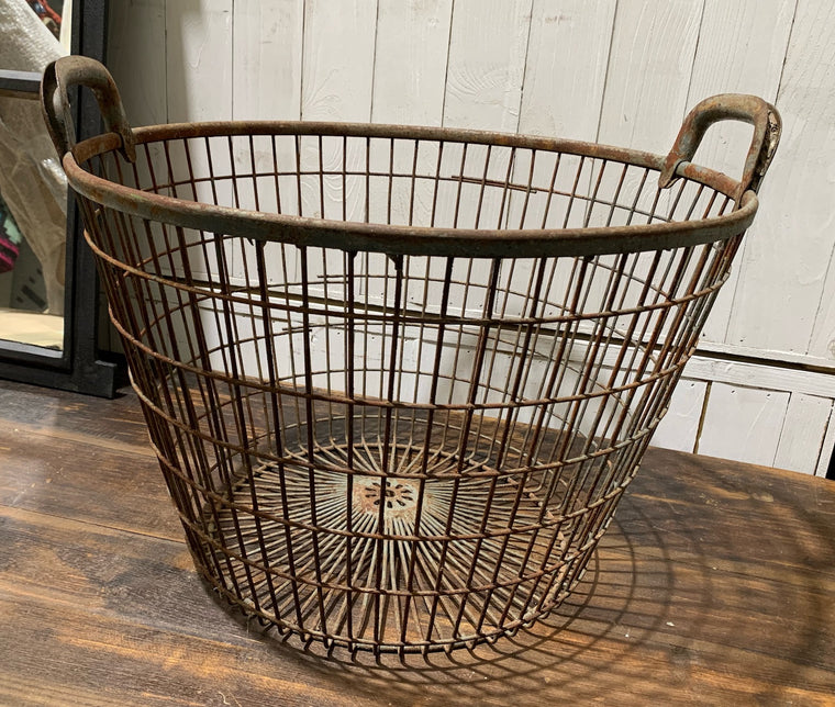 Vintage European Potato  Basket  #4527