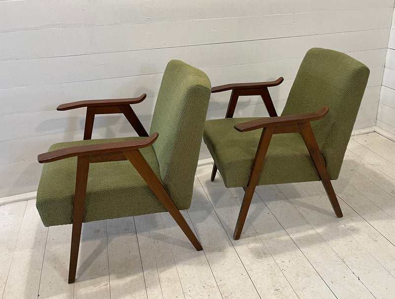 Mid Century  Arm Chairs #3804