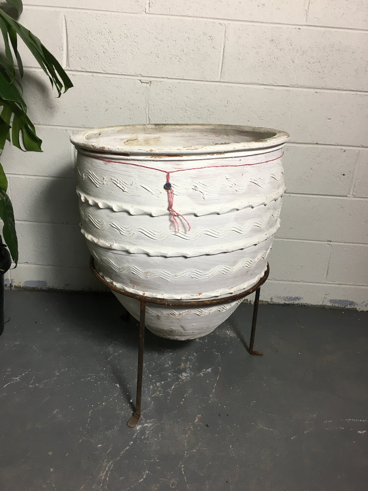 Vintage Turkish Terracotta  Big Mouth Pot #3243 (3) on hold Hannah