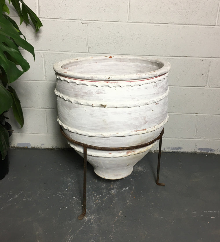 Vintage Turkish Terracotta  Big Mouth Pot #3243 (6) on hold Hannah