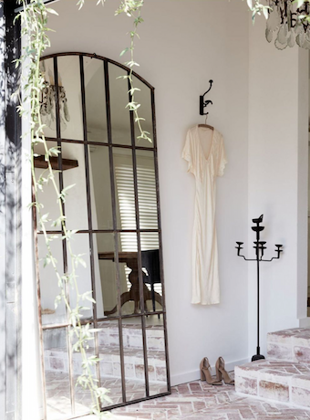 # Gallery 47 cast-iron window mirror @leviti_newrybar