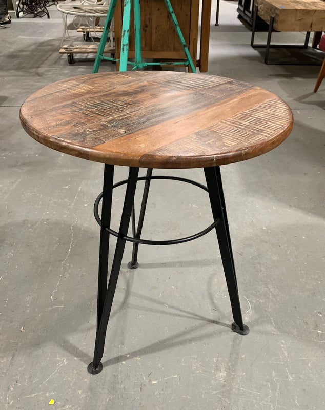 Round Wooden Side Table #4530 Byron