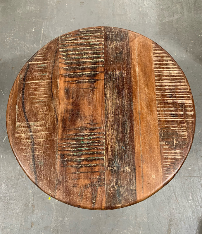 Round Wooden Side Table #4530 Byron