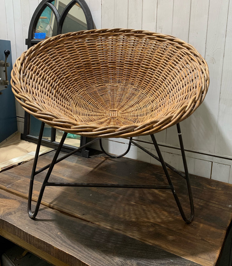 Vintage Mid Century Danish Basket chairs #4540