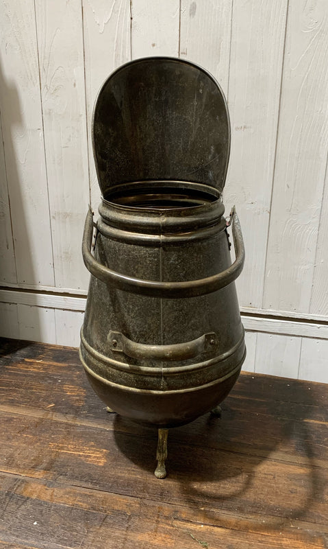 Vintage  Copper Ash Bucket #4547  Byron