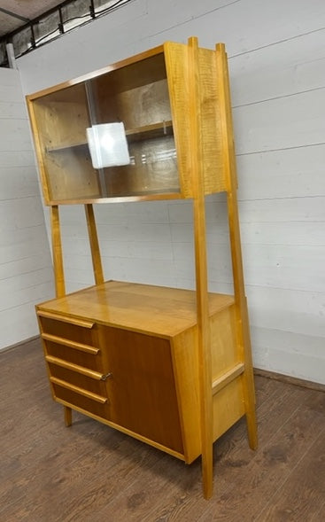 Mid Century  Dispaly Cabinet / Bookcase  #4307