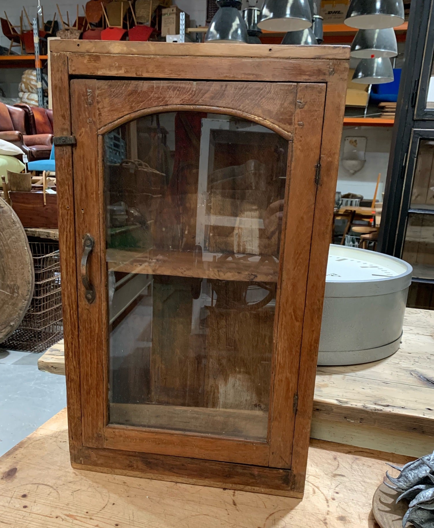 Vintage  Wooden Wall Cabinet #4555 Byron