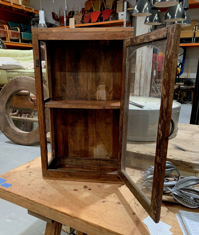 Vintage  Wooden Wall Cabinet #4555 Byron