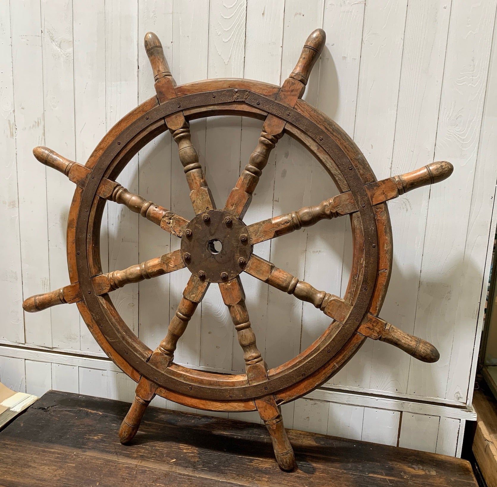 Vintage  Japanese Ships Wheel  #4559