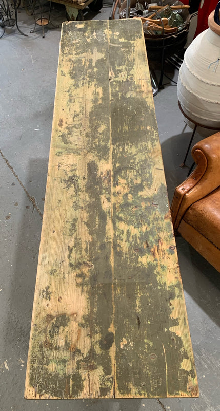 Vintage European Wooden Hallway / Console  Table  #4562