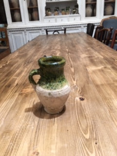 Vintage Turkish Terracotta Glazed  Pot #3256 (4)