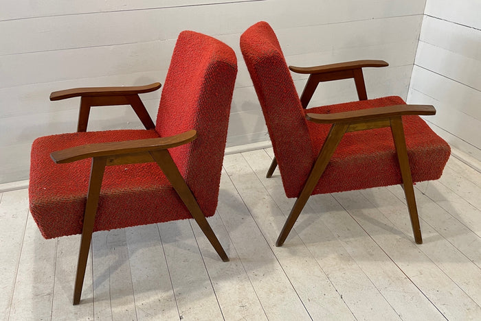 Mid Century "Tatra Nabytok" Arm Chairs #3803