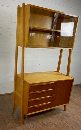 Mid Century  Dispaly Cabinet / Bookcase  #4308
