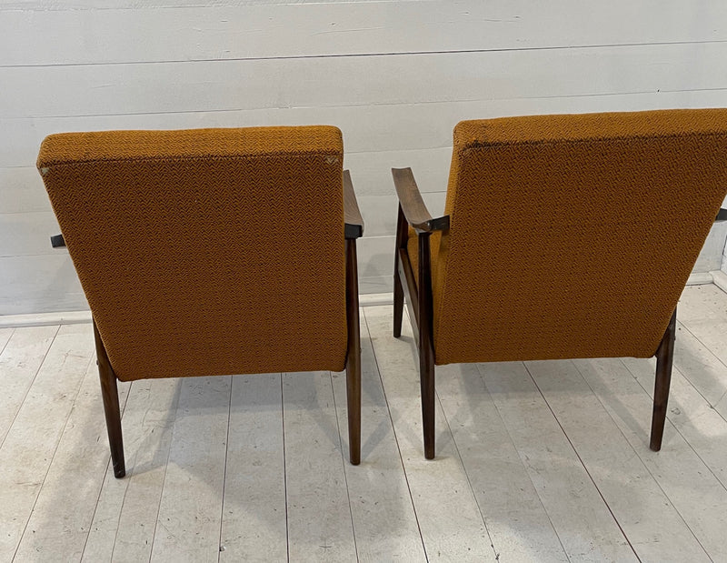 Mid Century "Tatra Nabytok" Arm Chairs #3800