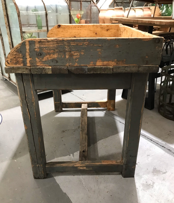 Vintage European Farmhouse  Bakers Table  #3702 Byron