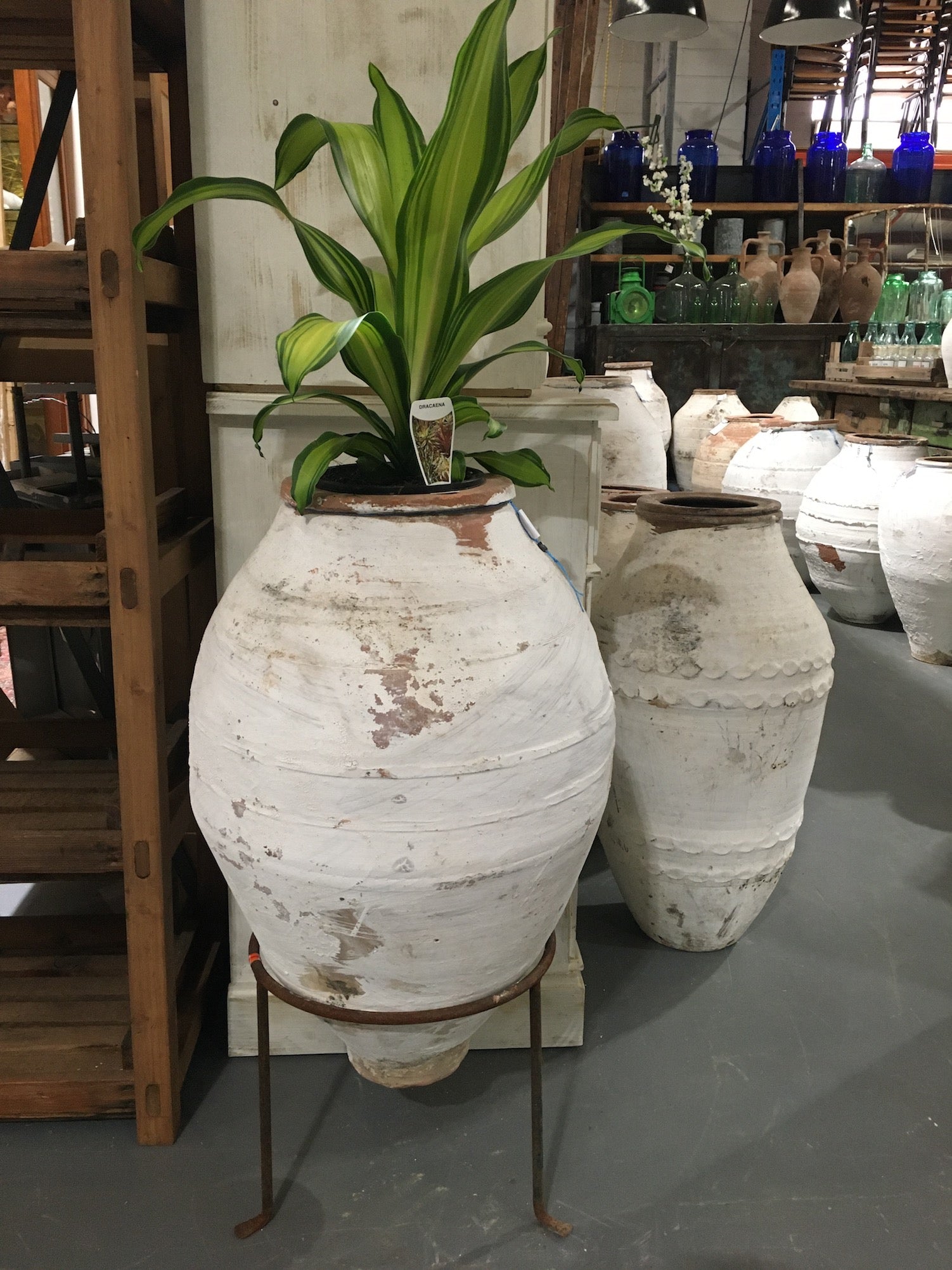 turkish plant pots Vintage Turkish Terracotta Pot #3259 (8)