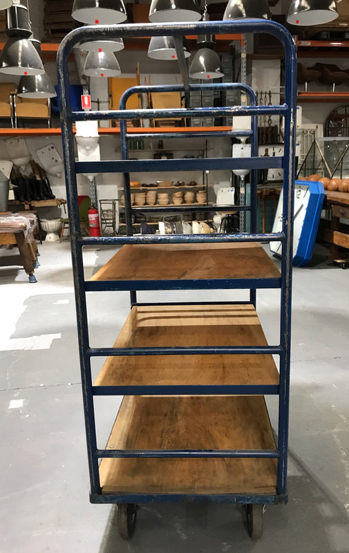 Vintage Industrial Dutch Station Trolley Cart  #3700A