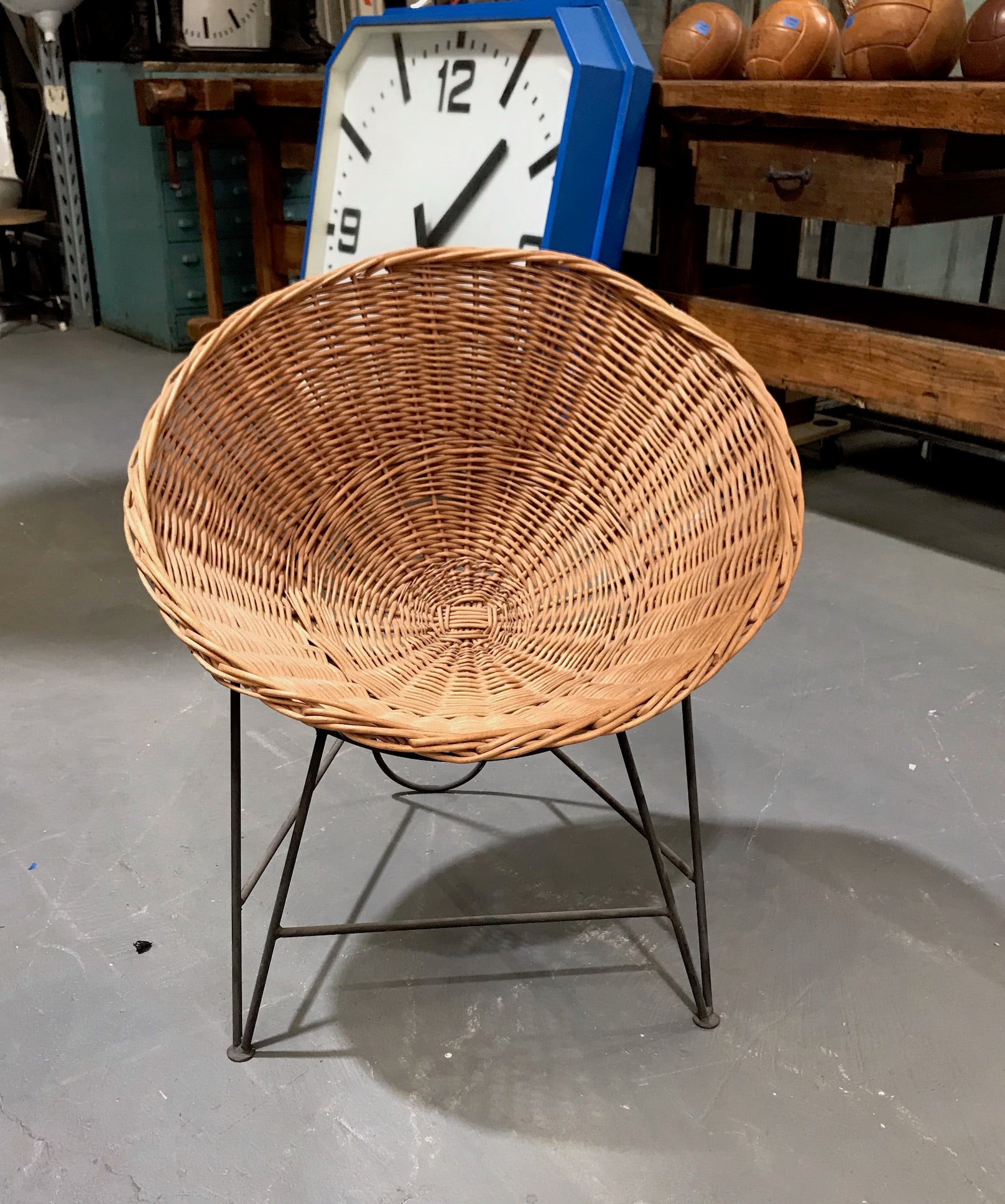 Vintage Mid Century Danish Basket chairs #3761