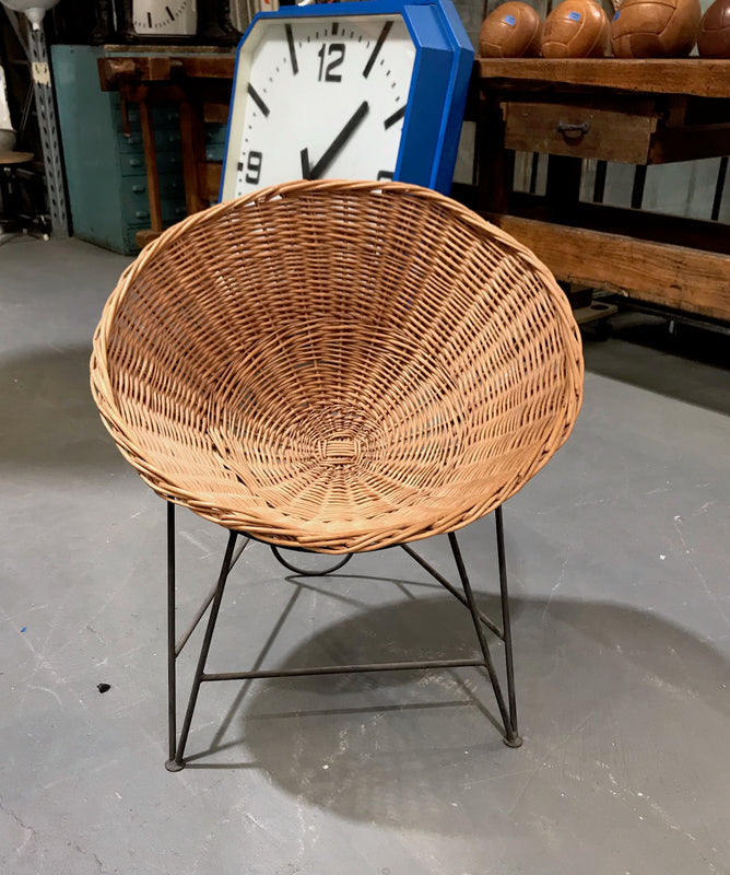 Vintage Mid Century Danish Basket chairs #3761