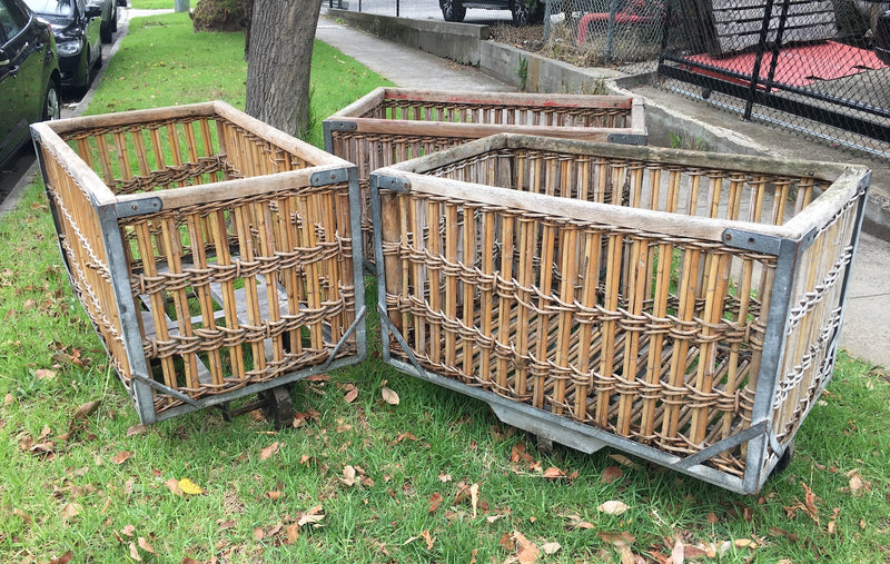 French 1950s Rail Cart Trolleys  #3261 (1)