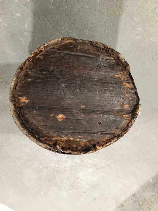 Vintage Dutch  Wooden Water-Well Bucket #3265 (1)