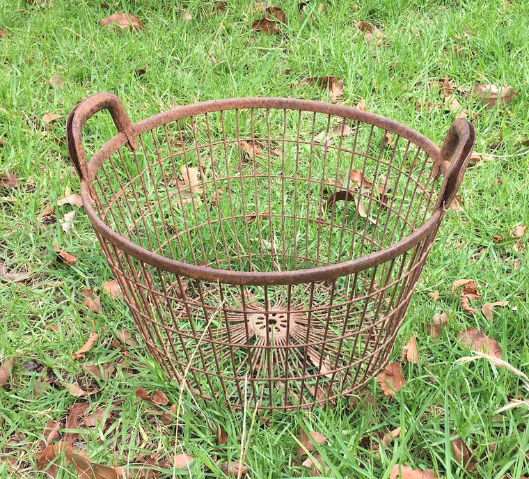 Vintage European Potato  Basket  #3270 (3)