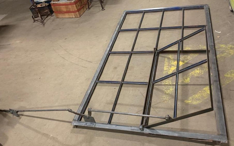 Industrial European Iron Warehouse  Window Frame  # 3053