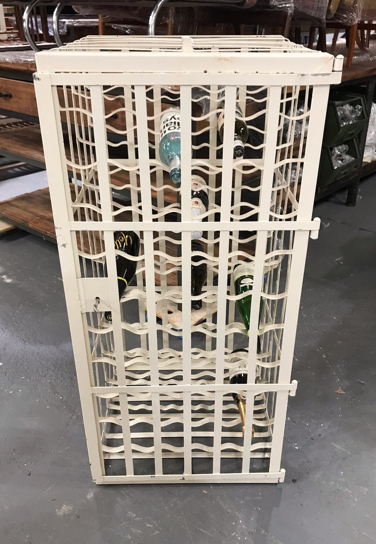 Vintage French Wine Bank / Rack #6712  Byron